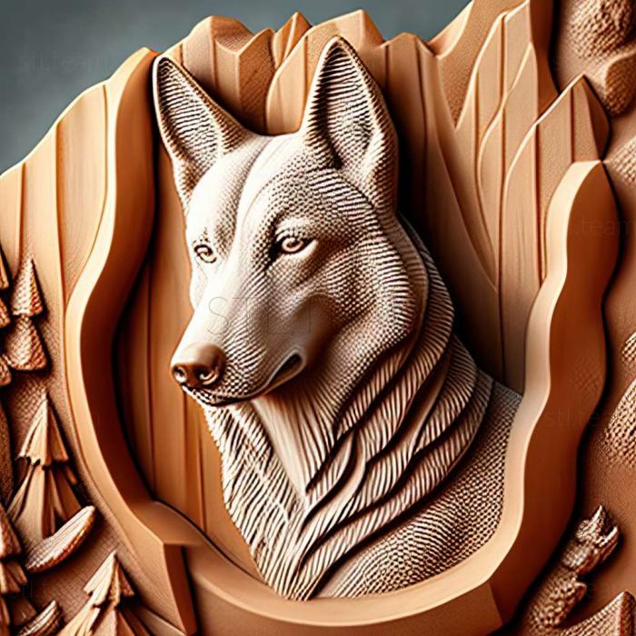 3D модель Северная инуитская собака (STL)
